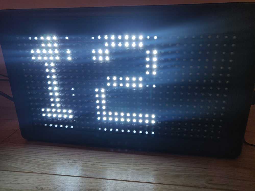 Monochrome 32*16 P10 HUB12 LED matrix control with ESP32 - SmartMatrix ...